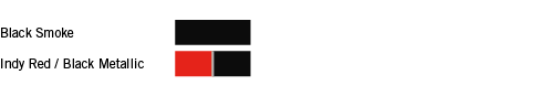 Black Smoke, ,Indy Red   Black Metallic, 